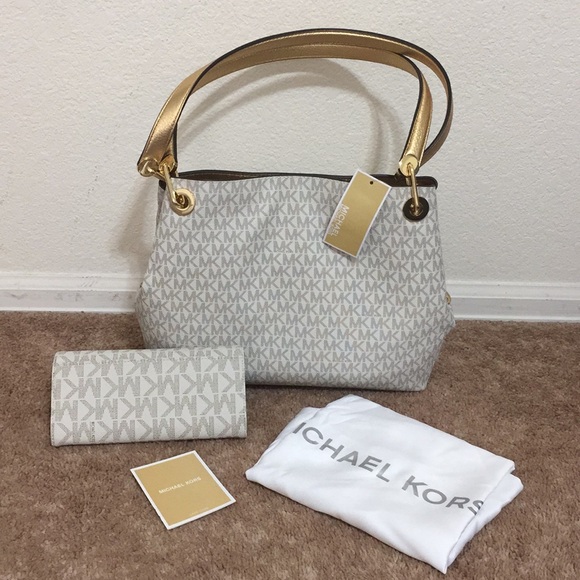 New Michael Kors shoulder tote bag & wallet set - Picture 2 of 8
